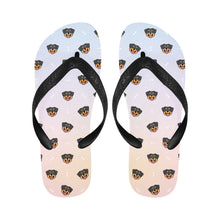 Load image into Gallery viewer, Happy Rottweiler Delight Unisex Slippers - 9 Colors-Footwear-Accessories,Dog Dad Gifts,Dog Mom Gifts,Rottweiler,Slippers-23