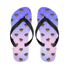 Load image into Gallery viewer, Happy Rottweiler Delight Unisex Slippers - 9 Colors-Footwear-Accessories,Dog Dad Gifts,Dog Mom Gifts,Rottweiler,Slippers-2