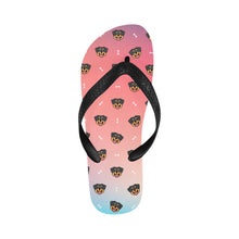 Load image into Gallery viewer, Happy Rottweiler Delight Unisex Slippers - 9 Colors-Footwear-Accessories,Dog Dad Gifts,Dog Mom Gifts,Rottweiler,Slippers-CornflowerBlue10-S-19