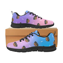 Load image into Gallery viewer, Happy Rottweiler Delight Women's Breathable Sneakers - 7 Gradients-16