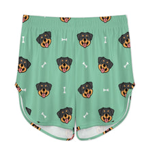 Load image into Gallery viewer, Happy Rottweiler Delight Women's Cami and Shorts Pajama Set-12