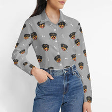 Load image into Gallery viewer, Happy Rottweiler Delight Women&#39;s Shirt-23