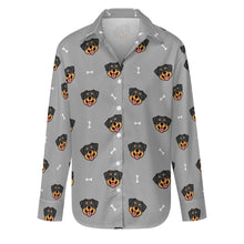 Load image into Gallery viewer, Happy Rottweiler Delight Women&#39;s Shirt-S-DarkGray-19