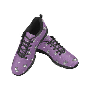 Happy Schnauzer Strides Women's Breathable Shoes-Footwear-Schnauzer, Shoes-11