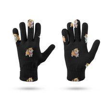 Load image into Gallery viewer, Happy Shiba Charm Touch Screen Gloves-Accessories-Accessories,Dog Dad Gifts,Dog Mom Gifts,Gloves-13