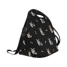 Load image into Gallery viewer, Happy Tri-Color Corgi Love Neoprene Lunch Bag-13