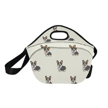 Load image into Gallery viewer, Happy Tri-Color Corgi Love Neoprene Lunch Bag-2