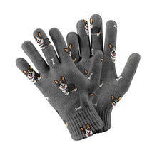 Load image into Gallery viewer, Happy Tri-Color Corgi Love Touch Screen Gloves-Accessories-Accessories,Dog Dad Gifts,Dog Mom Gifts,Gloves-4