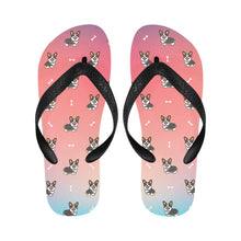 Load image into Gallery viewer, Happy Tri-Color Corgi Love Unisex Slippers - 7 Gradients-16