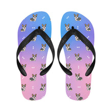 Load image into Gallery viewer, Happy Tri-Color Corgi Love Unisex Slippers - 7 Gradients-6