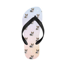 Load image into Gallery viewer, Happy Tri-Color Corgi Love Unisex Slippers - 7 Gradients-CornflowerBlue11-S-19