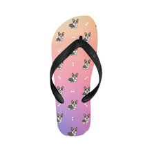 Load image into Gallery viewer, Happy Tri-Color Corgi Love Unisex Slippers - 7 Gradients-CornflowerBlue9-S-14