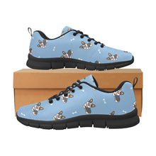 Load image into Gallery viewer, Happy Tri-Color Corgi Love Women's Breathable Sneakers-23