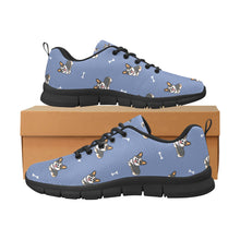 Load image into Gallery viewer, Happy Tri-Color Corgi Love Women's Breathable Sneakers-29
