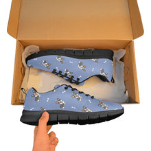 Load image into Gallery viewer, Happy Tri-Color Corgi Love Women's Breathable Sneakers-30