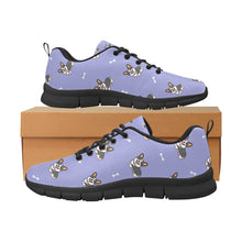 Load image into Gallery viewer, Happy Tri-Color Corgi Love Women's Breathable Sneakers-40
