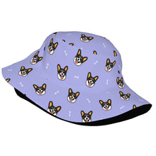 Load image into Gallery viewer, Happy Tri Color Corgis Bucket Hat-Hats &amp; Caps-Accessories,Corgi,Dog Dad Gifts,Dog Mom Gifts,Hats-26
