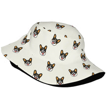 Load image into Gallery viewer, Happy Tri Color Corgis Bucket Hat-Hats &amp; Caps-Accessories,Corgi,Dog Dad Gifts,Dog Mom Gifts,Hats-42