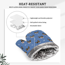Load image into Gallery viewer, Happy Tri Color Corgis Oven Mitts and Pot Holder Set-Kitchen Decor-16