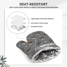 Load image into Gallery viewer, Happy Tri Color Corgis Oven Mitts and Pot Holder Set-Kitchen Decor-8