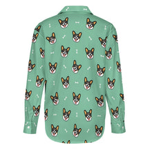 Load image into Gallery viewer, Happy Tri Color Corgis Women's Shirt-Apparel-Apparel,Corgi,Dog Mom Gifts,Shirt-15