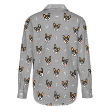 Load image into Gallery viewer, Happy Tri Color Corgis Women's Shirt-Apparel-Apparel,Corgi,Dog Mom Gifts,Shirt-23