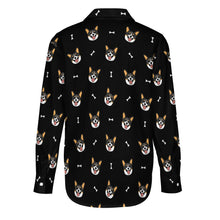 Load image into Gallery viewer, Happy Tri Color Corgis Women's Shirt-Apparel-Apparel,Corgi,Dog Mom Gifts,Shirt-28