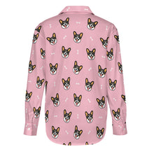 Load image into Gallery viewer, Happy Tri Color Corgis Women's Shirt-Apparel-Apparel,Corgi,Dog Mom Gifts,Shirt-3