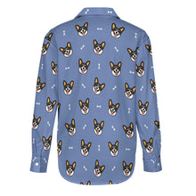 Load image into Gallery viewer, Happy Tri Color Corgis Women's Shirt-Apparel-Apparel,Corgi,Dog Mom Gifts,Shirt-6