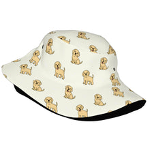 Load image into Gallery viewer, Happy Yellow Labrador Love Bucket Hat-Hats &amp; Caps-18