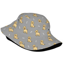 Load image into Gallery viewer, Happy Yellow Labrador Love Bucket Hat-Hats &amp; Caps-34