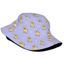 Load image into Gallery viewer, Happy Yellow Labrador Love Bucket Hat-Hats &amp; Caps-42