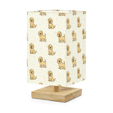 Load image into Gallery viewer, Happy Yellow Labrador Love Desktop Table Lamp-Desk Lamps-US Plug-2