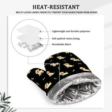 Load image into Gallery viewer, Happy Yellow Labrador Love Oven Mitts and Pot Holder Set-Kitchen Decor-Accessories,Dog Mom Gifts,Labrador-10