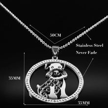 Load image into Gallery viewer, Heart-Melting Airedale Terrier Rhinestone Necklace-5