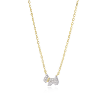 Load image into Gallery viewer, Heart-Melting Cairn Terrier Jewelry Set - Silver Earrings, Necklace &amp; Bracelet-Necklace-12