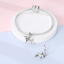 Load image into Gallery viewer, Heart-Melting Dachshund Silver Charm – Gift for Dog Lovers-2