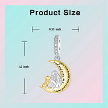 Load image into Gallery viewer, Heart-Melting Golden Retriever Moon Charm – Gift for Dog Mom-4