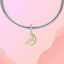 Load image into Gallery viewer, Heart-Melting Golden Retriever Moon Charm – Gift for Dog Mom-5