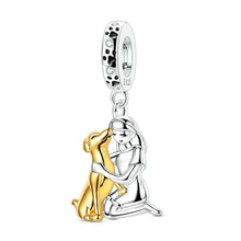Load image into Gallery viewer, Heart-Melting Golden Retriever Silver Charm Bead – Dog Mom Gift-4