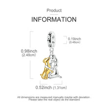 Load image into Gallery viewer, Heart-Melting Golden Retriever Silver Charm Bead – Dog Mom Gift-KTC1746-1