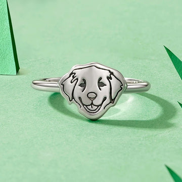 Heart Melting Golden Retriever Silver Open Ring Dog Mom Gift Fir1172 Ecopy 360x