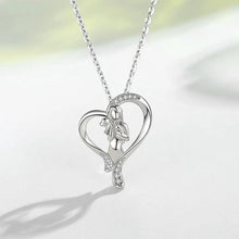 Load image into Gallery viewer, Heart-Melting Labrador Retriever Sterling Silver Heart Necklace Gift-4