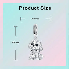 Load image into Gallery viewer, Heart-Melting Lhasa Apso Dangle Charm – Pet Lover Gift-2