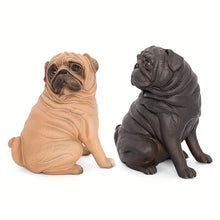 Load image into Gallery viewer, Heart-Melting Realistic Pug Figurines - Fawn, Black, White-2