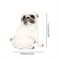 Load image into Gallery viewer, Heart-Melting Realistic Pug Figurines - Fawn, Black, White-3