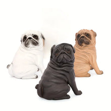 Load image into Gallery viewer, Heart-Melting Realistic Pug Figurines - Fawn, Black, White-1