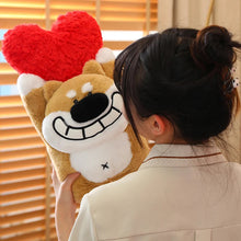 Load image into Gallery viewer, Heart Thief Shiba Inu Stuffed Animal Plush Toy-Shiba Inu, Stuffed Animal-Dog-35cm-9