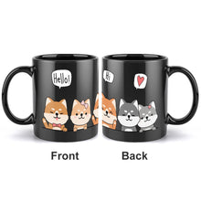 Load image into Gallery viewer, Hello I Love You Shiba Inus Coffee Mug-Mug-Dog Dad Gifts,Dog Memorial Gifts,Dog Mom Gifts,Mugs-3