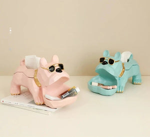 Helpful English Bulldog Tissue Box and Storage Tray Statues - 9 Colors-Home Decor-Dog Dad Gifts, Dog Mom Gifts, English Bulldog, Home Decor, Statue-3